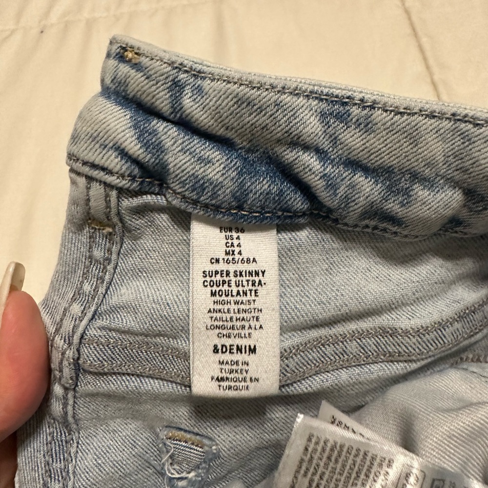Rock Washed Ripped Skinny Jeans - Picture 3 of 3